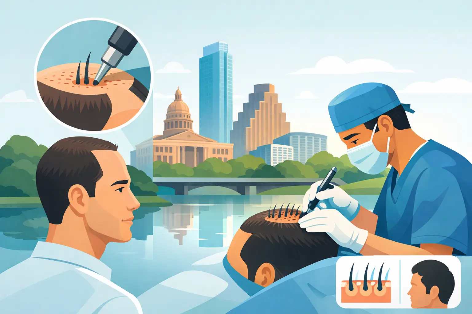 FUE Hair Transplant Austin: What to Expect