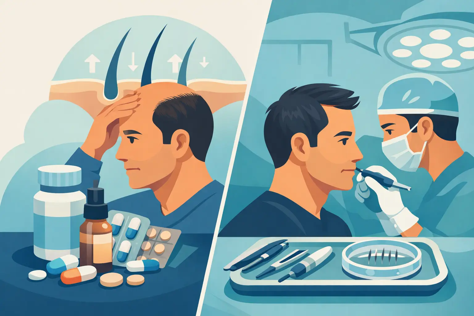 Medication vs Hair Transplant: Which Fits?