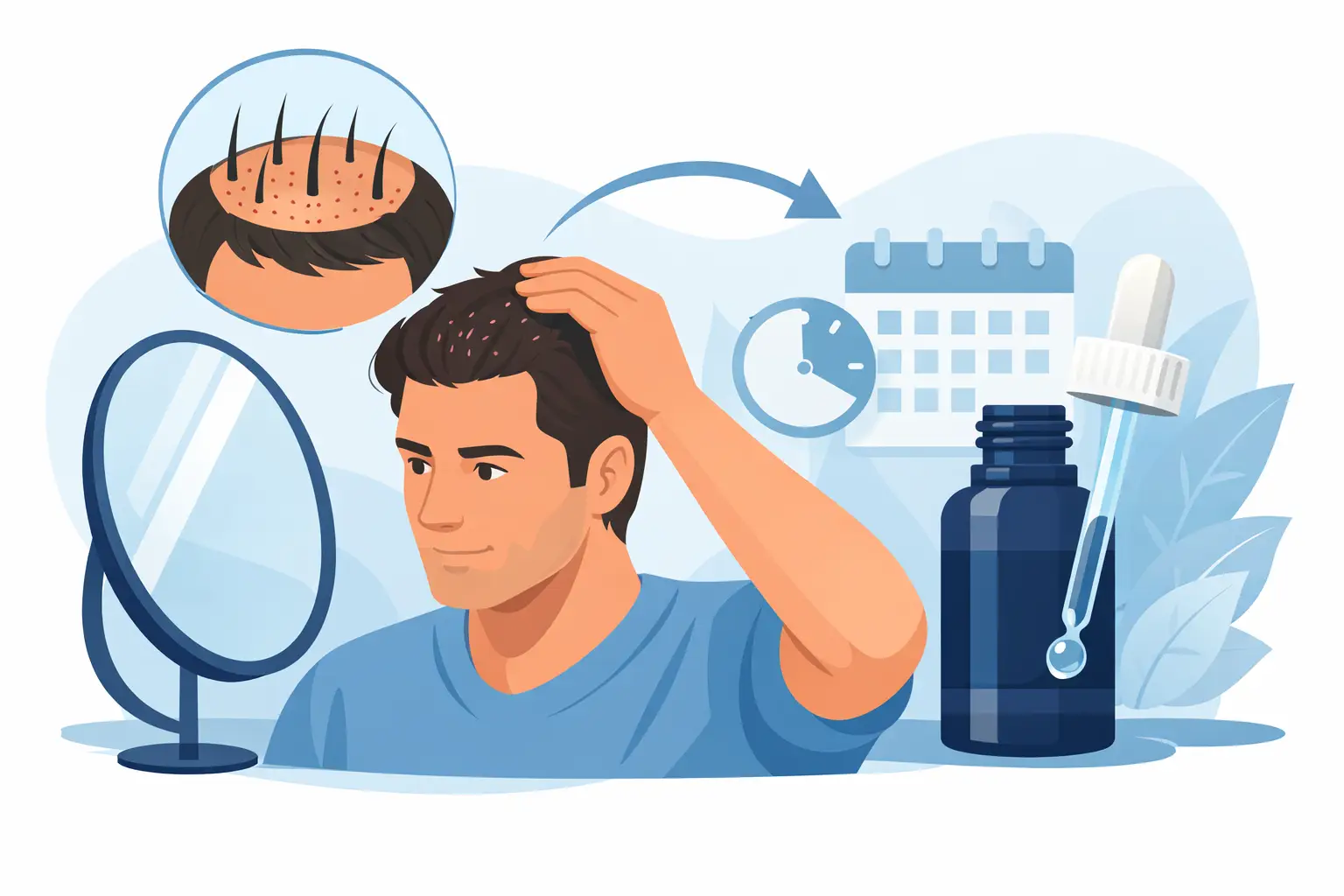 When to Use Minoxidil After Hair Transplant