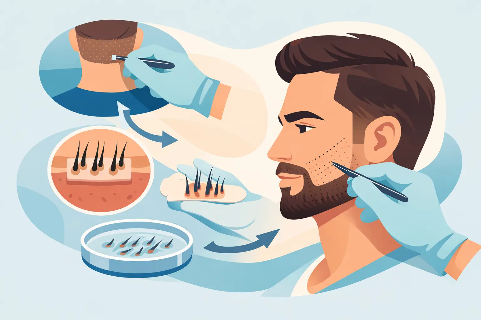 Facial Hair Transplant Guide for Natural Results