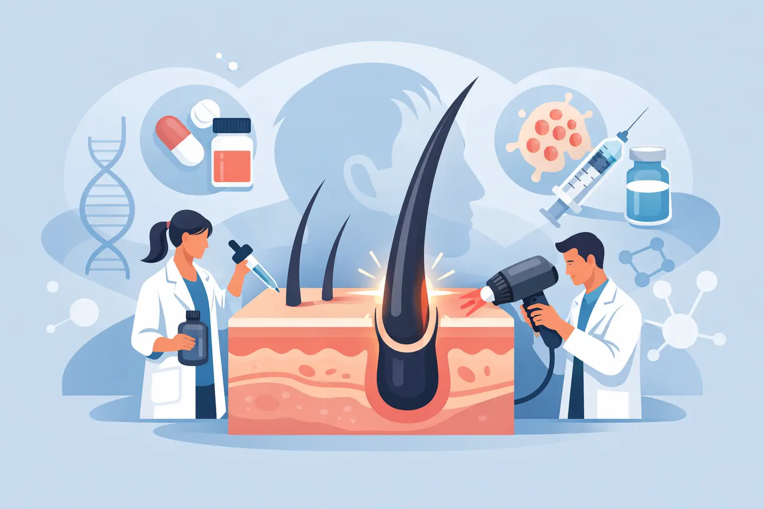 Combining Therapies for Hair Regrowth