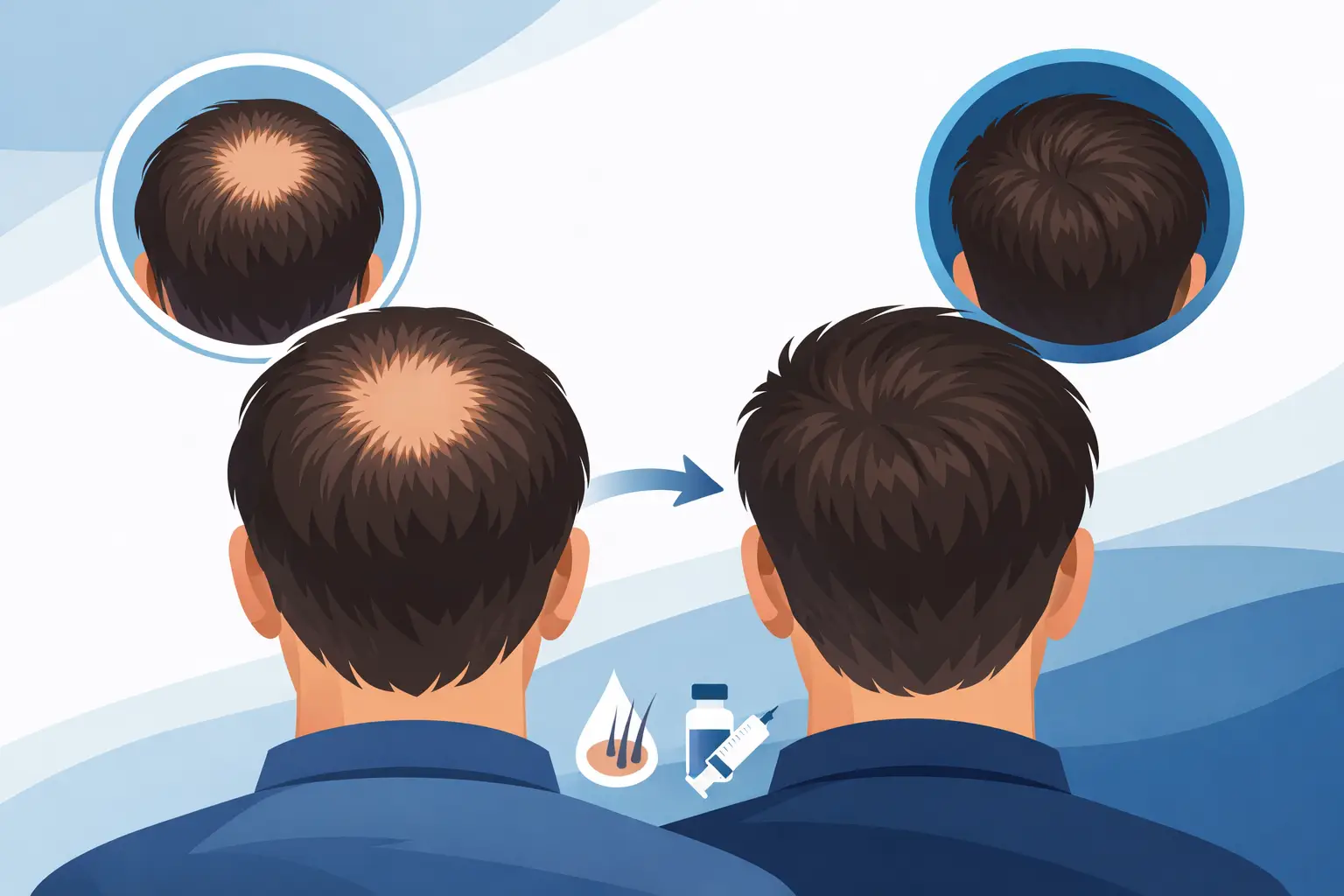 Crown Hair Restoration Guide for Thinning