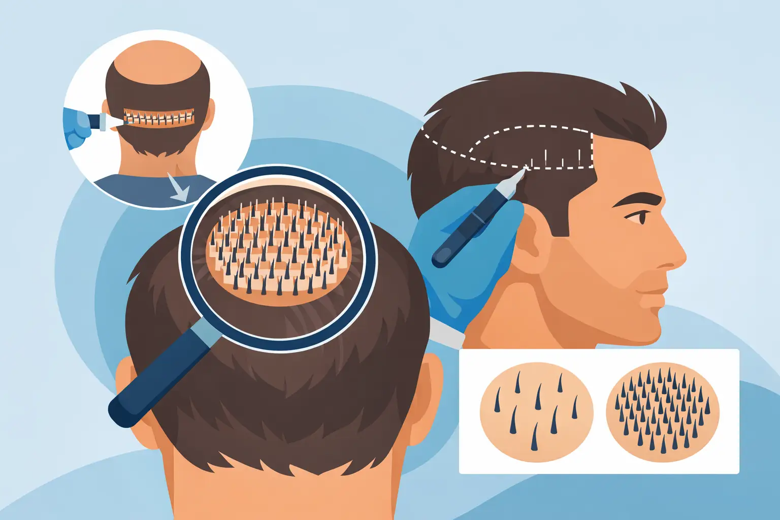 Hair Transplant Density Planning for Natural Results