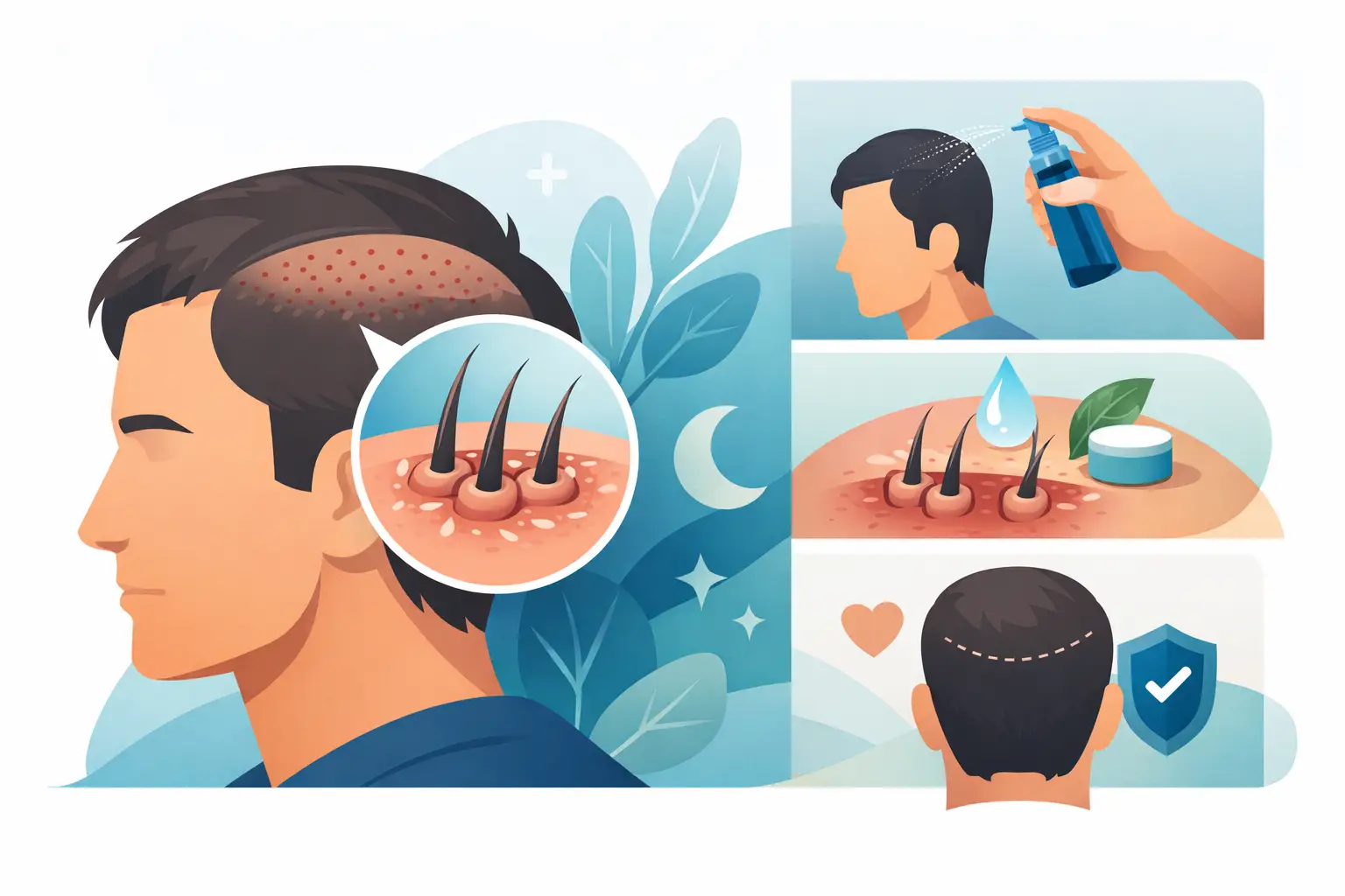 How to Improve Hair Transplant Healing