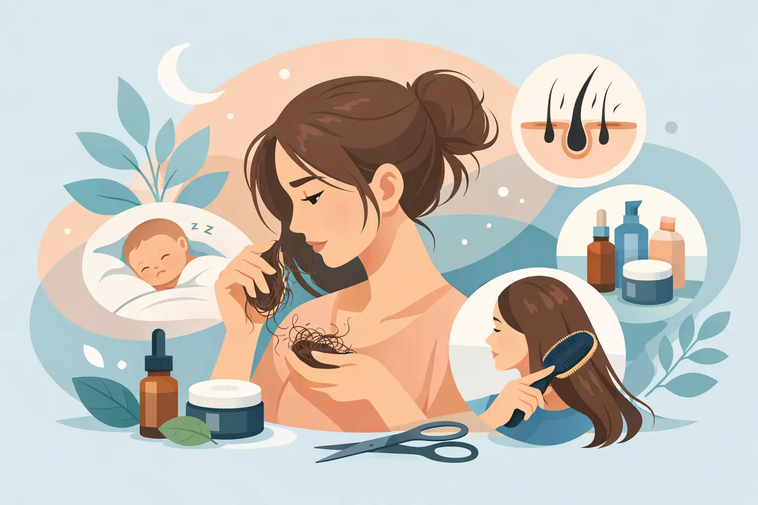 Postpartum Hair Loss Solutions That Truly Help