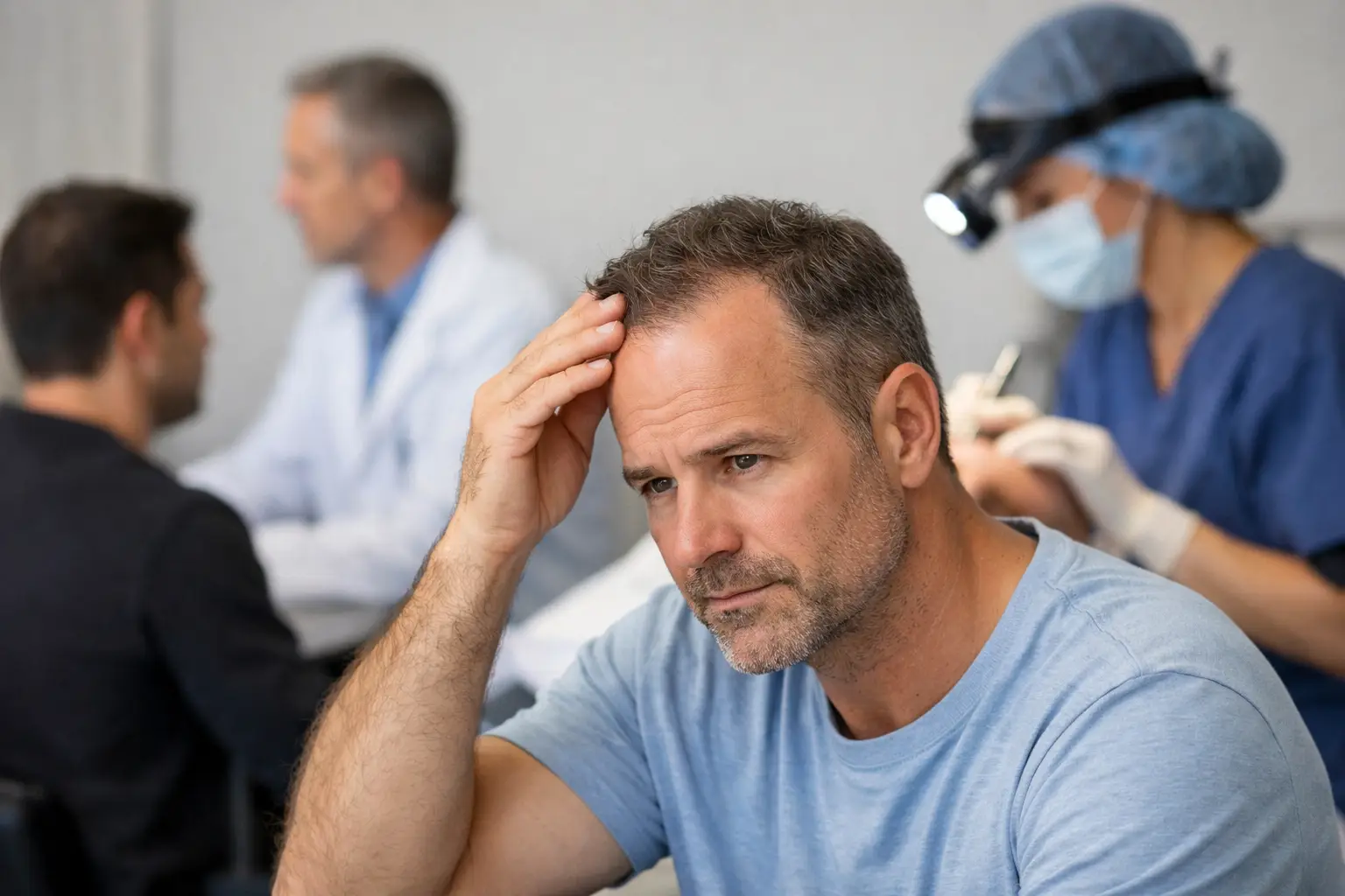 How to Fix a Receding Hairline: Real Options